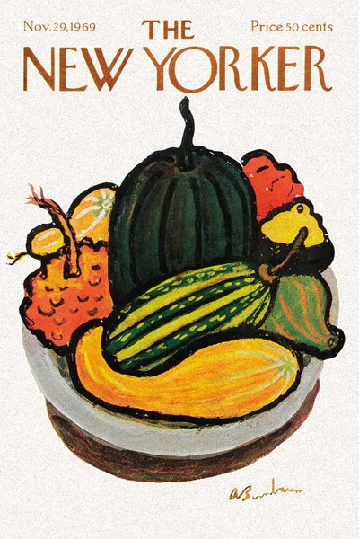Постер с обложкой The New Yorker 29.11.1969