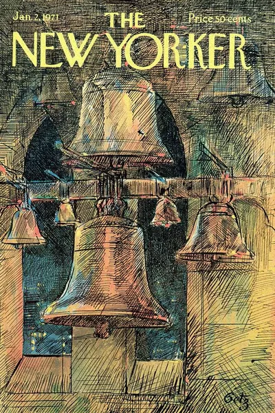 Постер с обложкой The New Yorker 02.01.1971