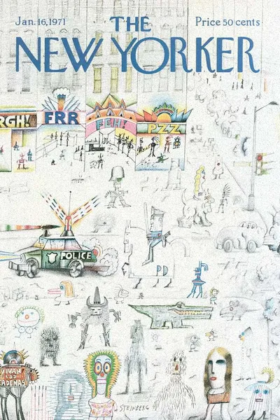 Постер с обложкой The New Yorker 16.01.1971