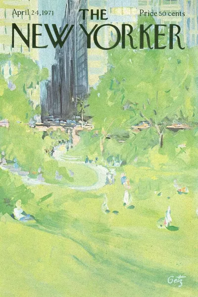 Постер с обложкой The New Yorker 24.04.1971