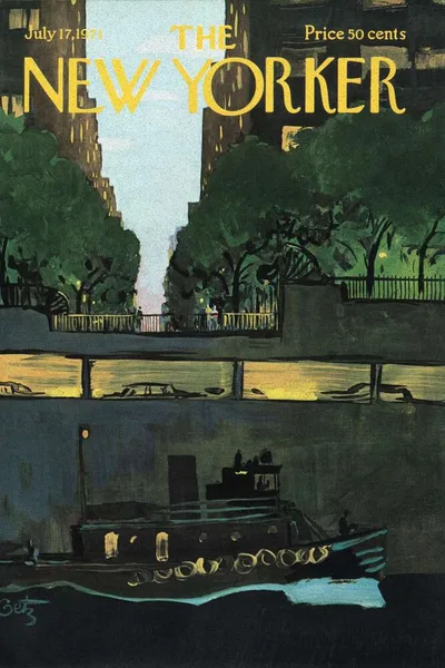Постер с обложкой The New Yorker 17.07.1971