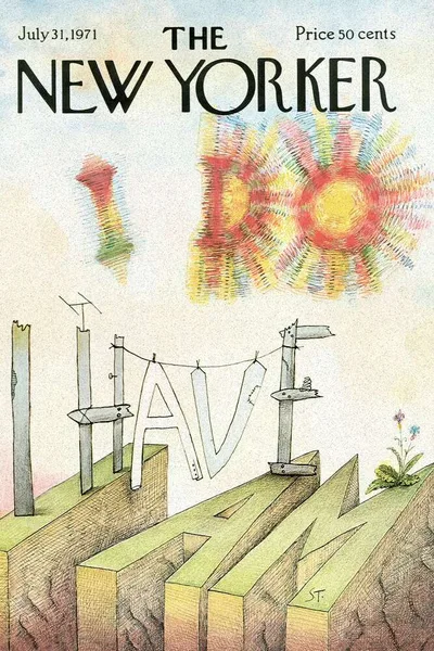 Постер с обложкой The New Yorker 31.07.1971