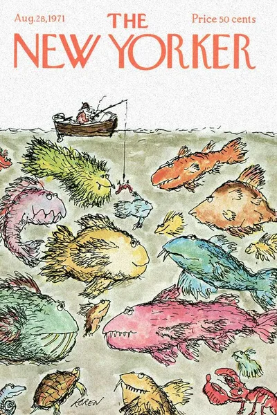 Постер с обложкой The New Yorker 28.08.1971