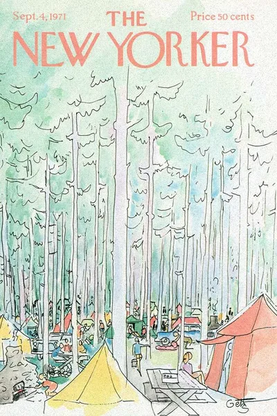 Постер с обложкой The New Yorker 04.09.1971