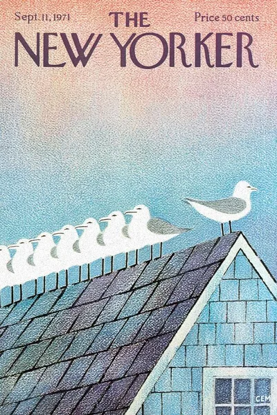 Постер с обложкой The New Yorker 11.09.1971