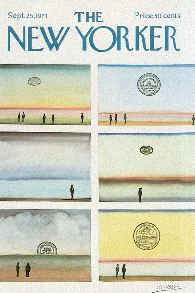 Постер с обложкой The New Yorker 25.09.1971