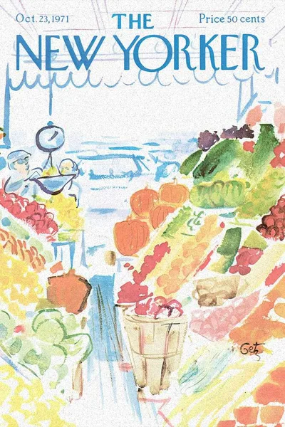 Постер с обложкой The New Yorker 23.10.1971