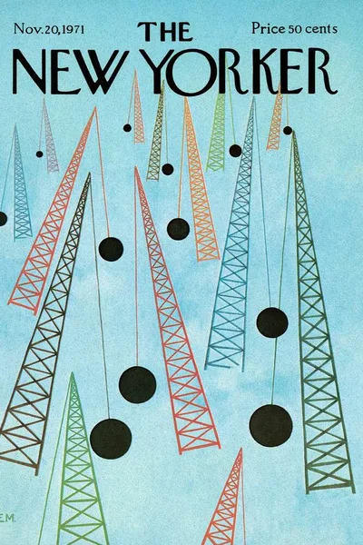 Постер с обложкой The New Yorker 20.11.1971