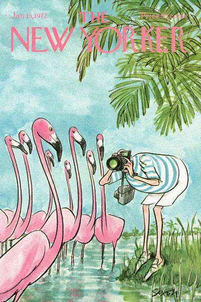 Постер с обложкой The New Yorker 15.01.1972