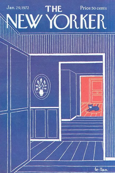 Постер с обложкой The New Yorker 29.01.1972