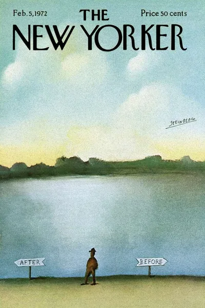 Постер с обложкой The New Yorker 05.02.1972