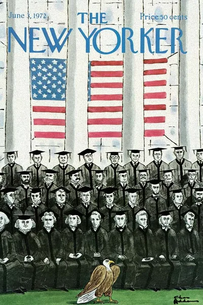 Постер с обложкой The New Yorker 03.06.1972