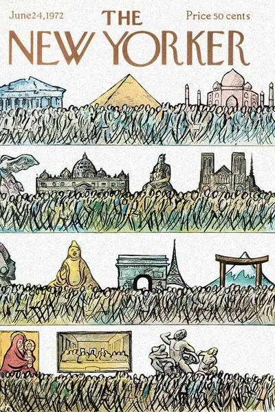 Постер с обложкой The New Yorker 24.06.1972