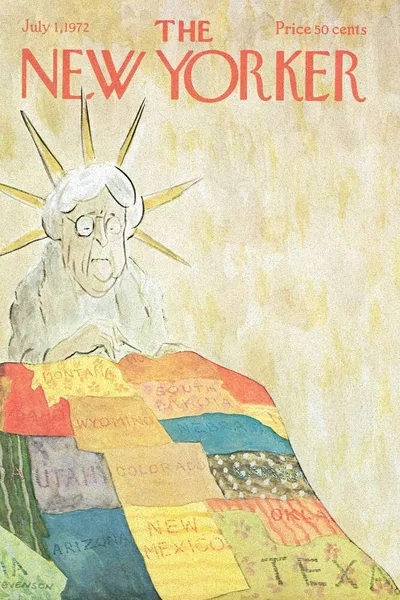 Постер с обложкой The New Yorker 01.07.1972