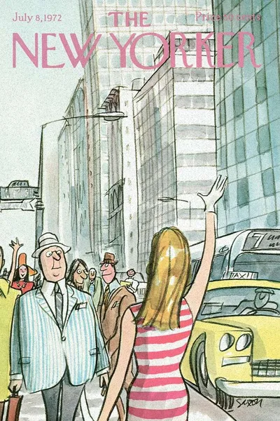 Постер с обложкой The New Yorker 08.07.1972