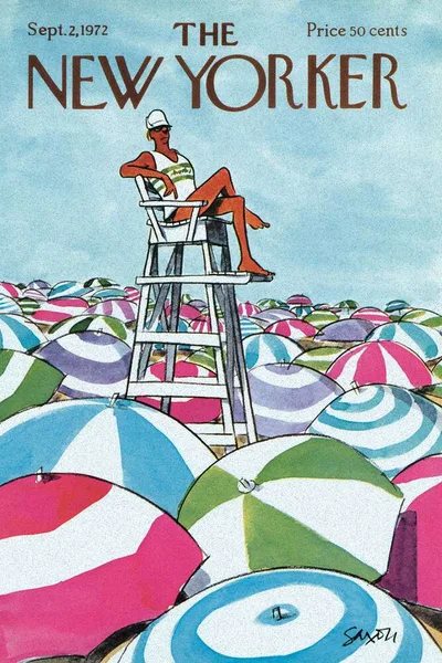 Постер с обложкой The New Yorker 02.09.1972