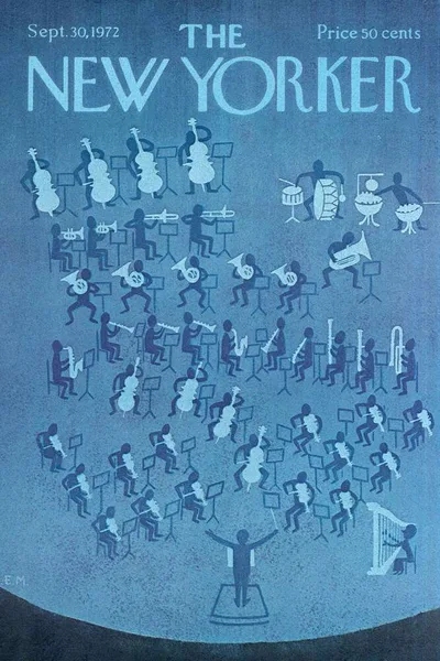 Постер с обложкой The New Yorker 30.09.1972