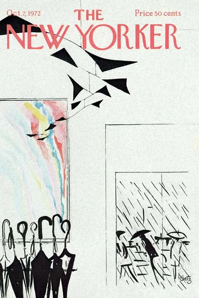 Постер с обложкой The New Yorker 07.10.1972