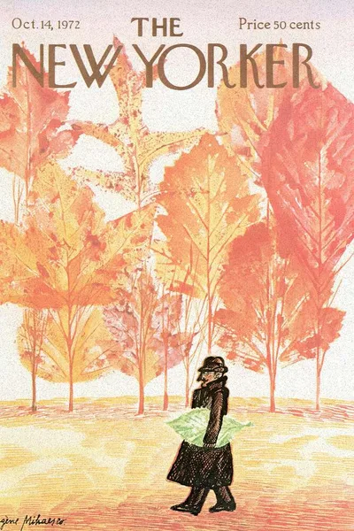Постер с обложкой The New Yorker 14.10.1972