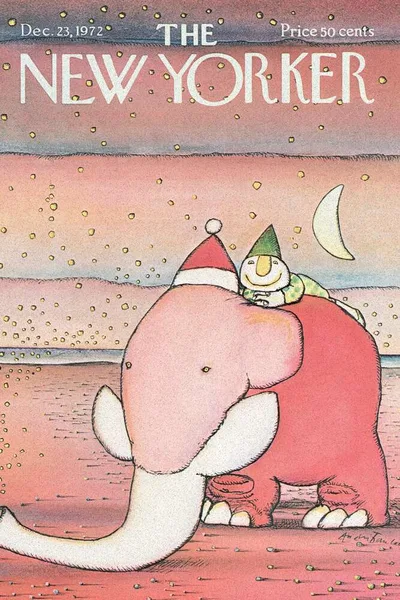 Постер с обложкой The New Yorker 23.12.1972