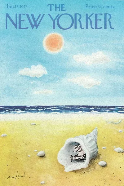 Постер с обложкой The New Yorker 13.01.1973