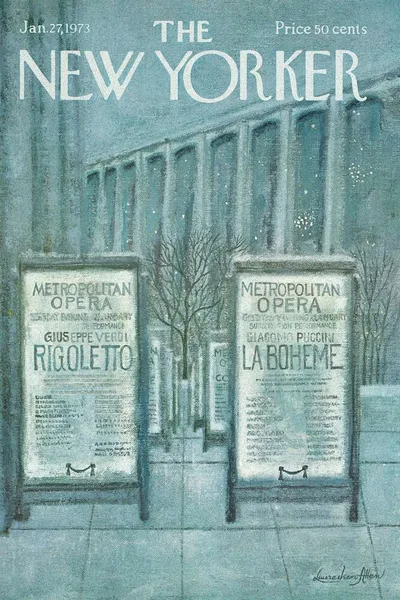 Постер с обложкой The New Yorker 27.01.1973