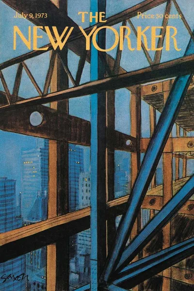 Постер с обложкой The New Yorker 09.07.1973