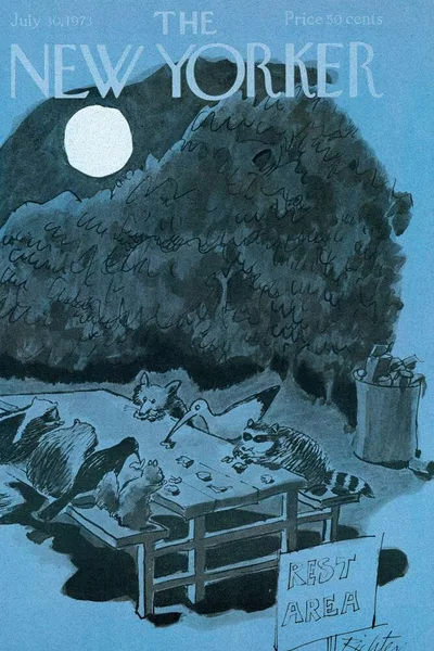 Постер с обложкой The New Yorker 30.07.1973