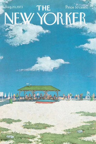 Постер с обложкой The New Yorker 20.08.1973