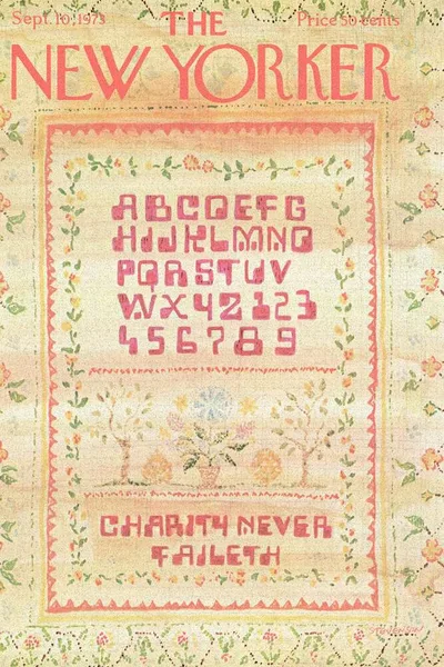 Постер с обложкой The New Yorker 10.09.1973