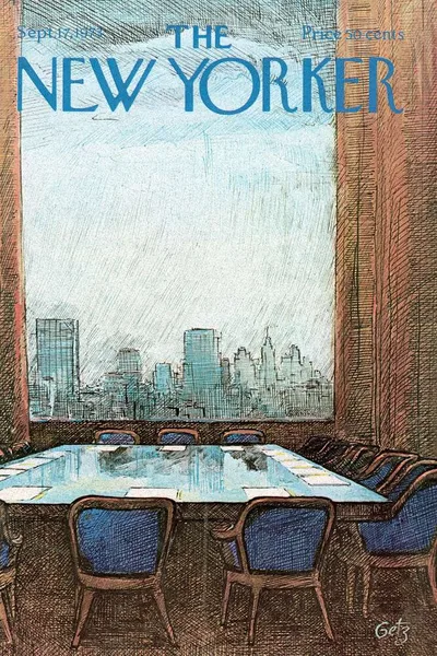Постер с обложкой The New Yorker 17.09.1973