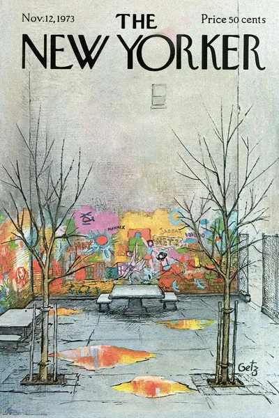 Постер с обложкой The New Yorker 12.11.1973