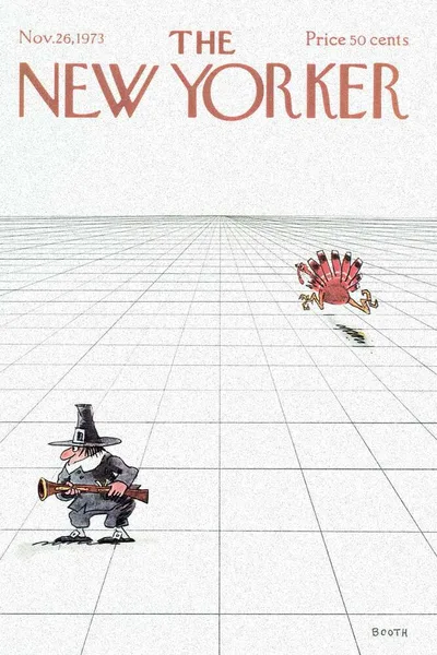 Постер с обложкой The New Yorker 26.11.1973