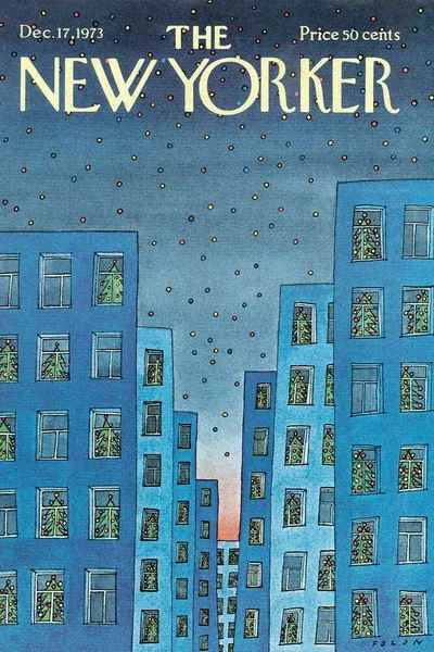 Постер с обложкой The New Yorker 17.12.1973