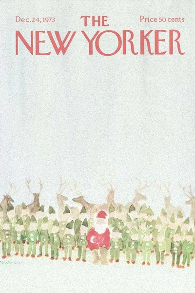 Постер с обложкой The New Yorker 24.12.1973