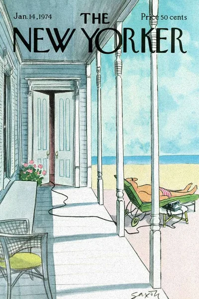 Постер с обложкой The New Yorker 14.01.1974