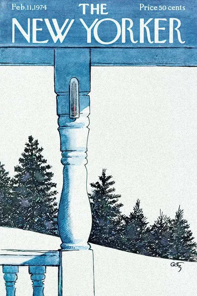 Постер с обложкой The New Yorker 11.02.1974