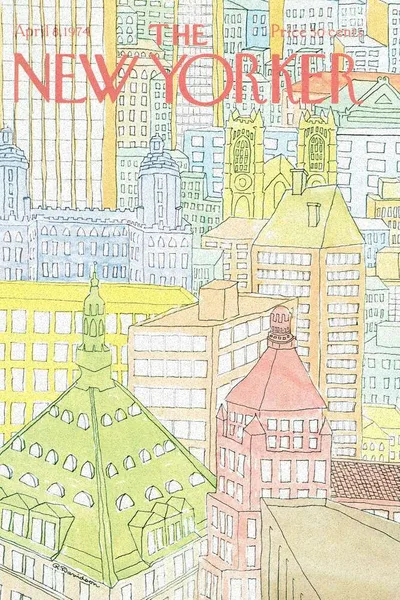 Постер с обложкой The New Yorker 08.04.1974