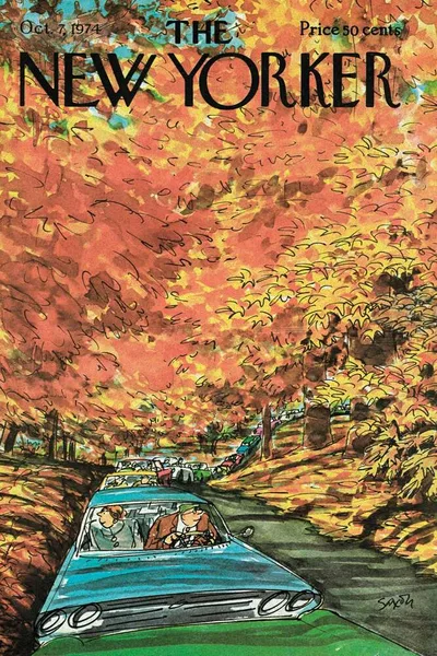 Постер с обложкой The New Yorker 07.10.1974