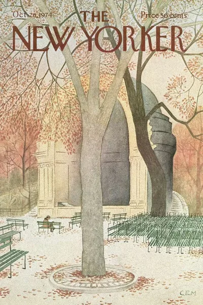 Постер с обложкой The New Yorker 28.10.1974