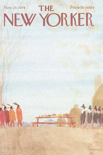 Постер с обложкой The New Yorker 25.11.1974