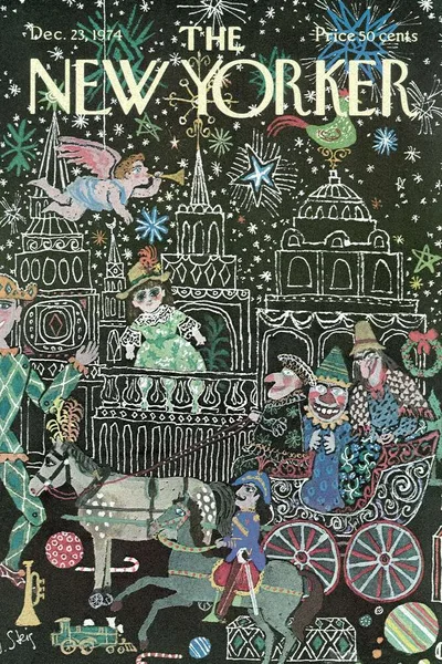 Постер с обложкой The New Yorker 23.12.1974