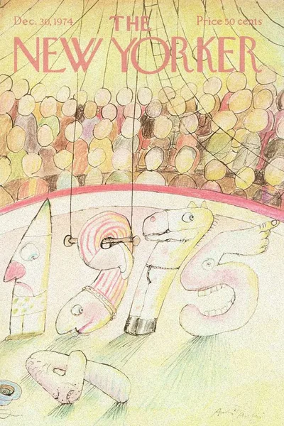 Постер с обложкой The New Yorker 30.12.1974