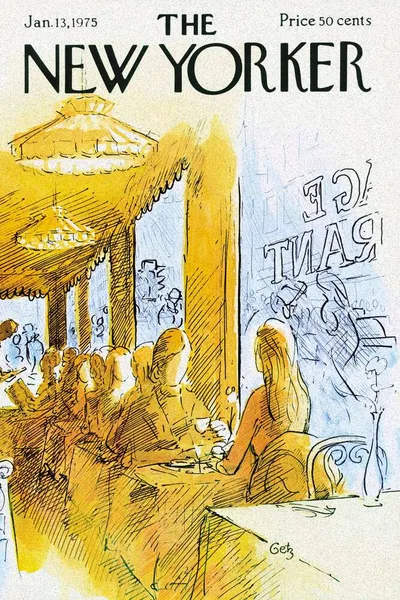 Постер с обложкой The New Yorker 13.01.1975