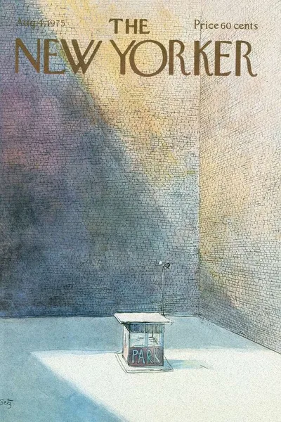 Постер с обложкой The New Yorker 04.08.1975
