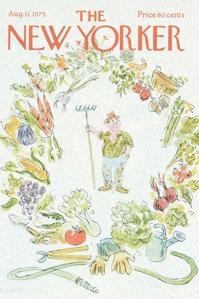 Постер с обложкой The New Yorker 11.08.1975