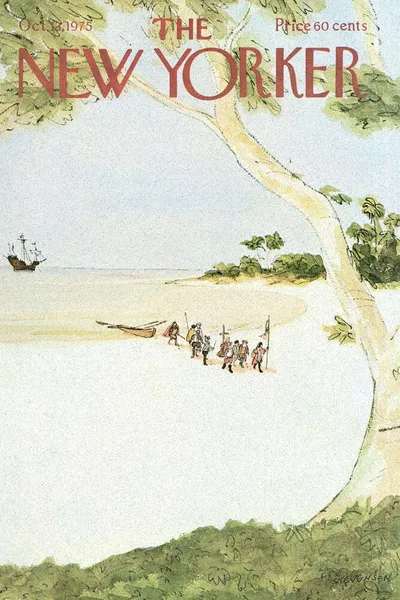 Постер с обложкой The New Yorker 13.10.1975