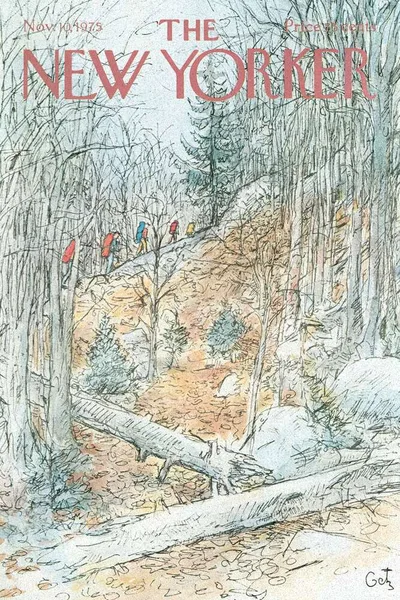 Постер с обложкой The New Yorker 10.11.1975
