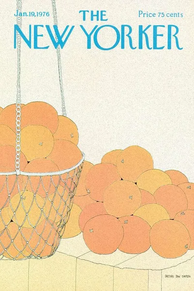 Постер с обложкой The New Yorker 19.01.1976