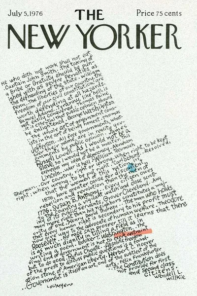 Постер с обложкой The New Yorker 05.07.1976